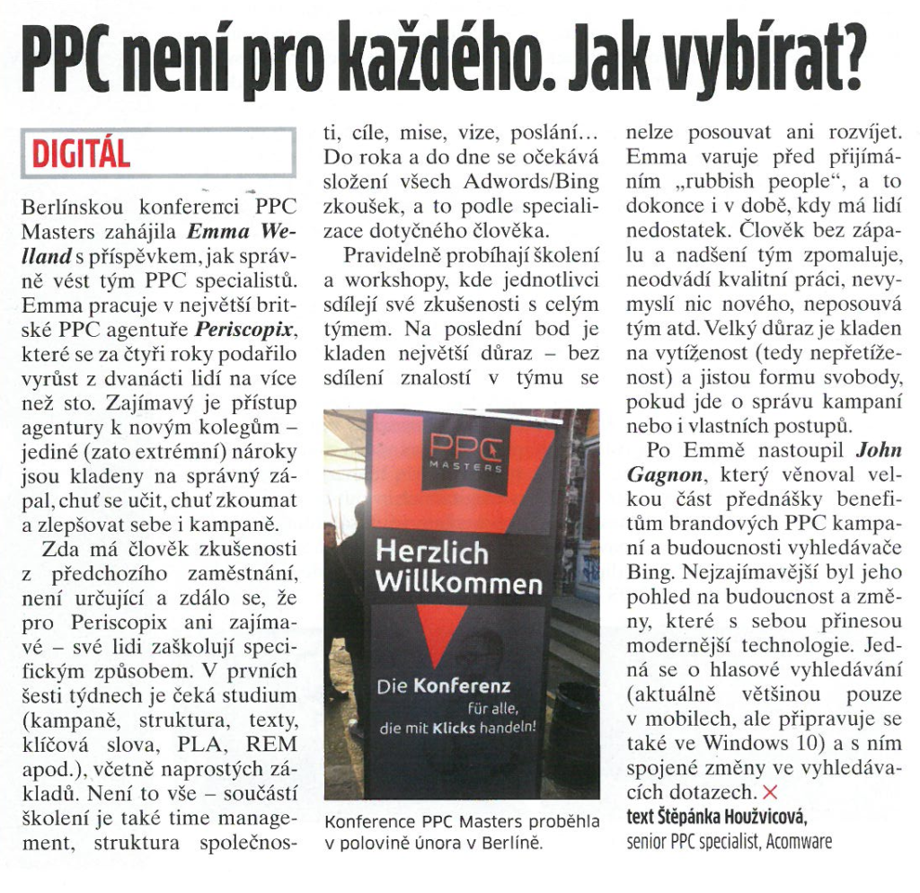 MaM-PPC není pro každého